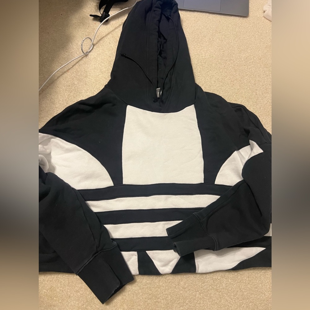 adidas cropped hoodie